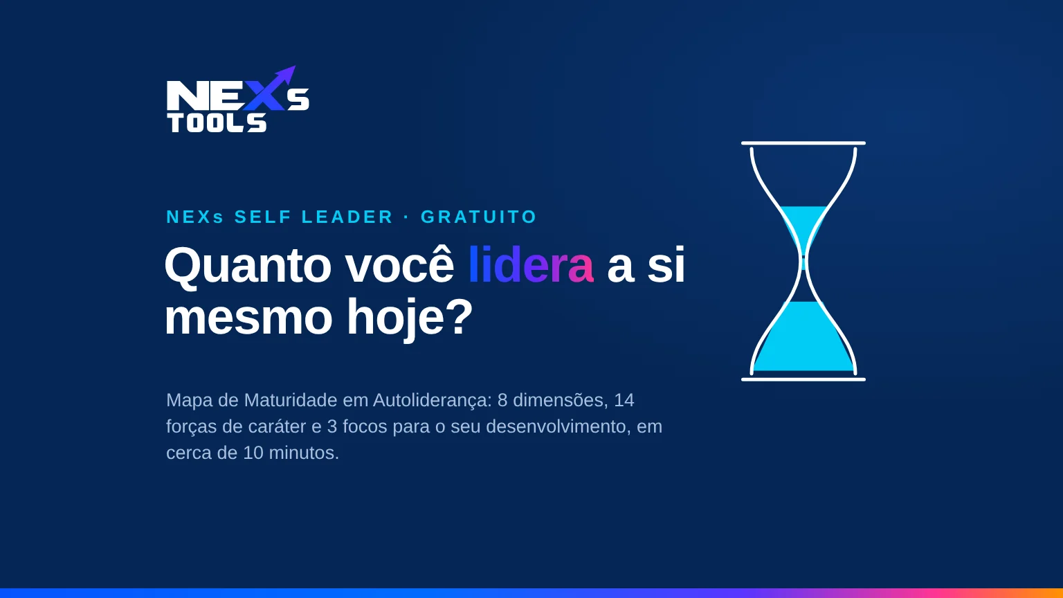 NEXs TOOLS apresenta o NEXs SELF LEADER: quanto você lidera a si mesmo hoje?